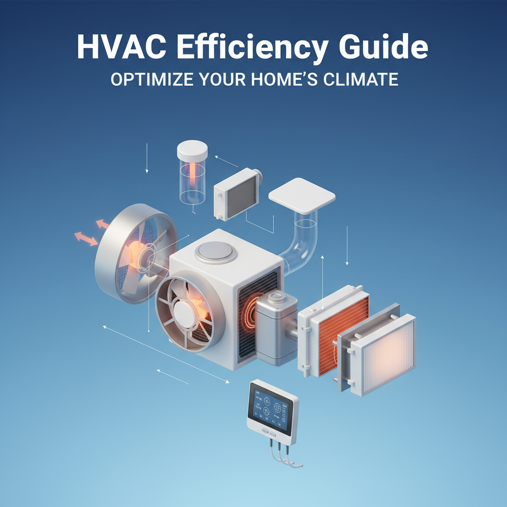 HVAC system diagram showing components for homeowner efficiency guide